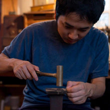 Load image into Gallery viewer, Brass neckless 4 rings