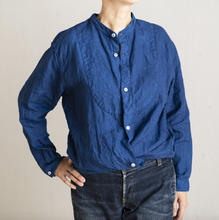 Load image into Gallery viewer, TAKARAJIMA SENKO - Shirt / Indigo,Ice gray ,Black