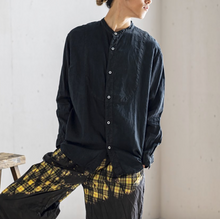 Load image into Gallery viewer, TAKARAJIMA SENKO - Shirt / Indigo,Ice gray ,Black
