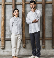 Load image into Gallery viewer, TAKARAJIMA SENKO - Shirt / Indigo,Ice gray ,Black