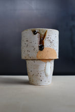 Load image into Gallery viewer, Bamboo cup - White circle / Atsushi Nakata