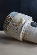 Load image into Gallery viewer, Bamboo cup - White circle / Atsushi Nakata