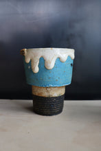 Load image into Gallery viewer, Bamboo cup - Blue / Atsushi Nakata