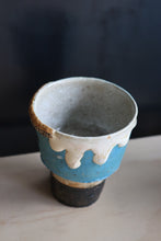 Load image into Gallery viewer, Bamboo cup - Blue / Atsushi Nakata