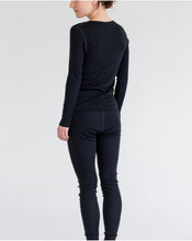 Load image into Gallery viewer, Merino rib long sleeve crew