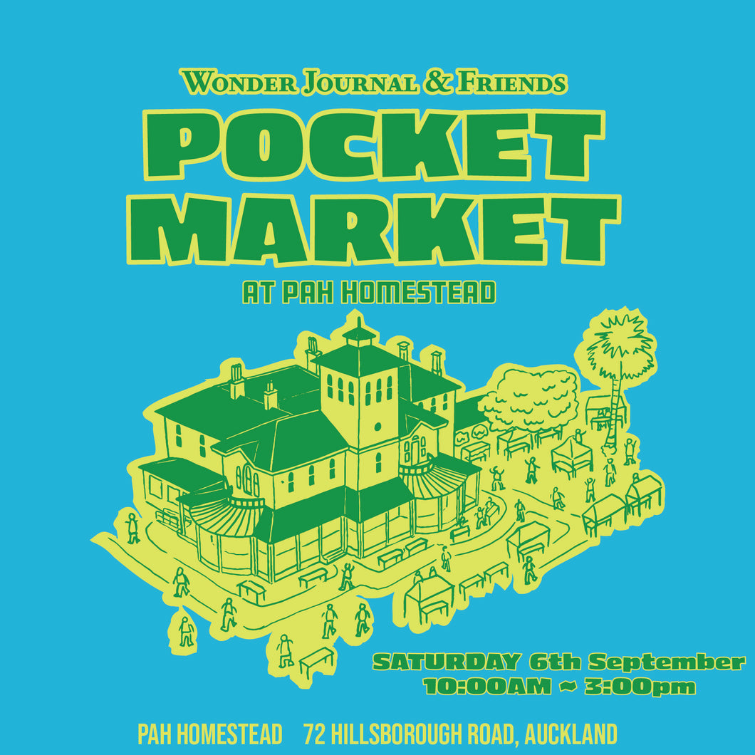 POCKT MARKET booking　６th September / Pah Homestead