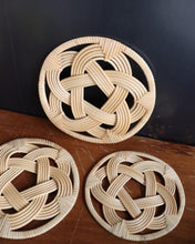 Load image into Gallery viewer, rattan trivet
