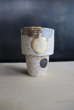 Load image into Gallery viewer, Bamboo cup - White circle / Atsushi Nakata
