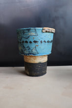 Load image into Gallery viewer, Bamboo cup - Blue / Atsushi Nakata
