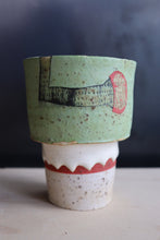 Load image into Gallery viewer, Bamboo cup - Green / Atsushi Nakata
