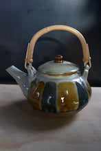 Load image into Gallery viewer, Teapot  striped (medium)  / Sodeshi pottery
